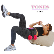 Cargar imagen en el visor de la galería, TASHI FIT Hip Trhust Belt Ankle Straps, Booty Workout Equipment, Hip Thrust Belt for Dumbbells, Ankle Resistance Bands