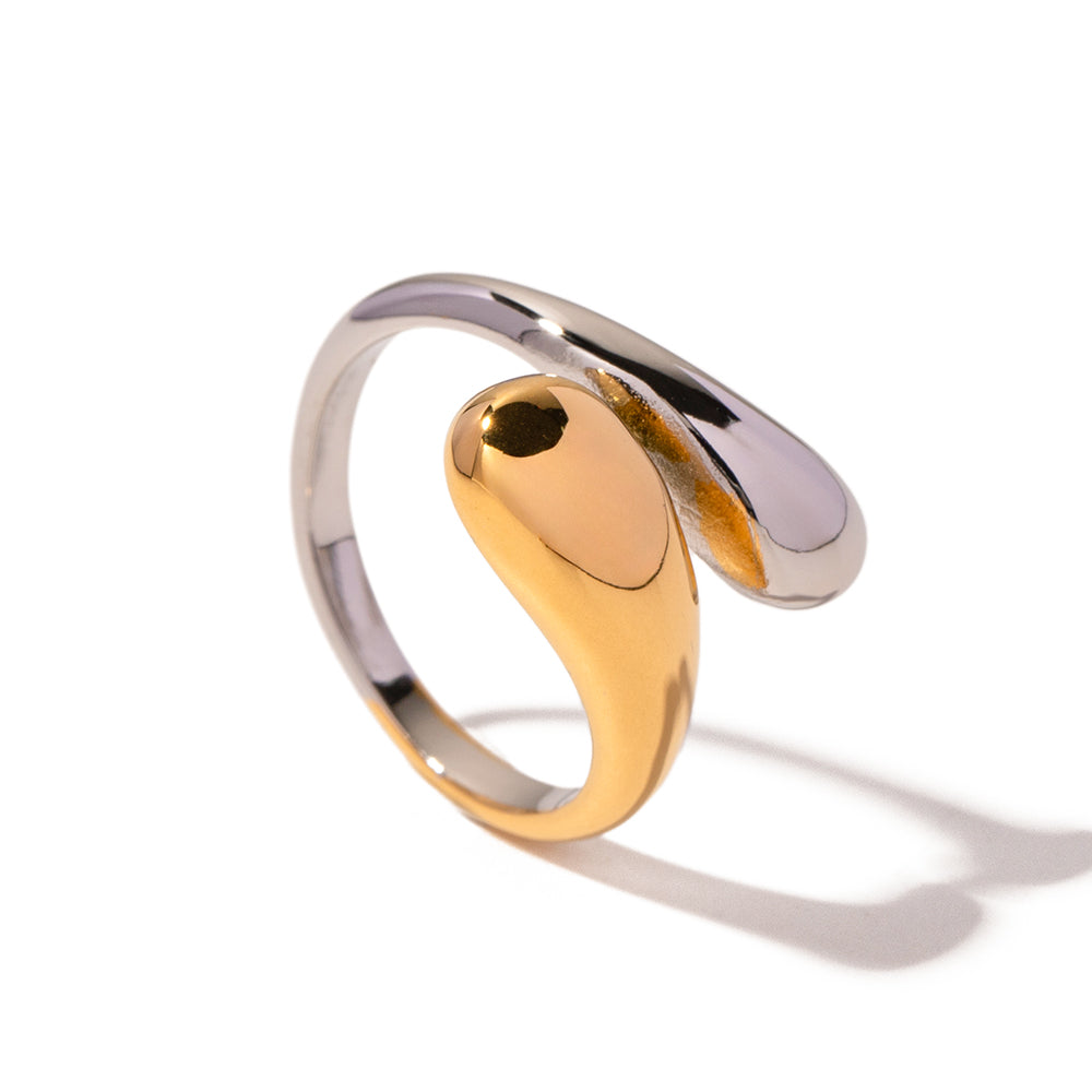 Davazione 18K Gold Stainless Steel Ring Women JDR201355-PS