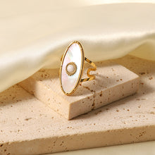 Cargar imagen en el visor de la galería, Davazione 18K Gold Stainless Steel Ring Women JDR202112
