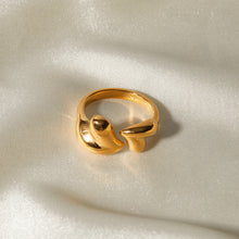 Cargar imagen en el visor de la galería, Davazione 18K Gold Stainless Steel Ring Women JDR2312012
