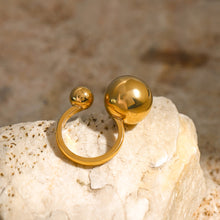 Cargar imagen en el visor de la galería, Davazione 18K Gold Stainless Steel Ring Women JDR2401014
